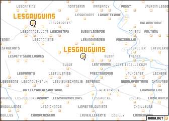 map of Les Gauguins