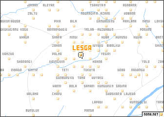 map of Lesga