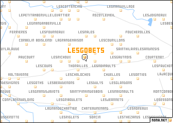 map of Les Gobets