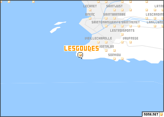 map of Les Goudes