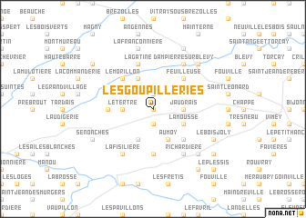 map of Les Goupilleries