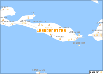 map of Les Grenettes