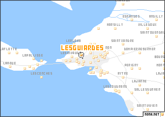 map of Les Guiardes