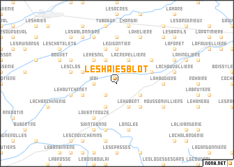 map of Les Haies Blot