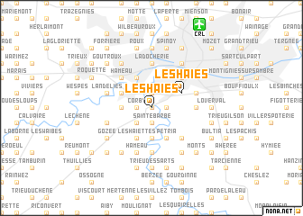 map of Les Haies