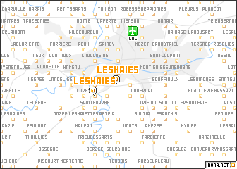 map of Les Haies