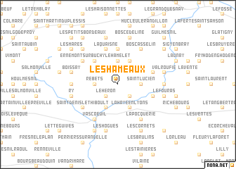 map of Les Hameaux