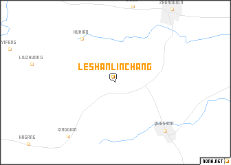 map of Leshanlinchang