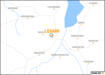 map of Leshan
