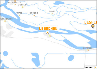 map of Leshchëv