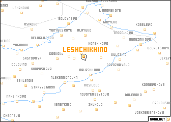 map of Leshchikhino