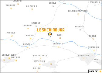 map of Leshchinovka