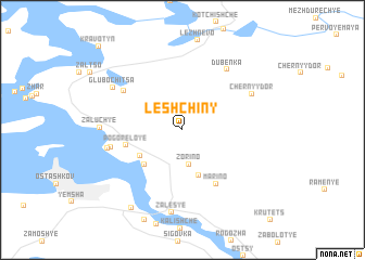 map of Leshchiny