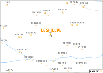 map of Leshilovo