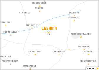 map of Leshina