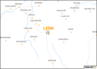 map of Leshi