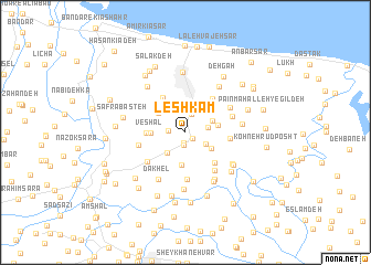 map of Leshkām