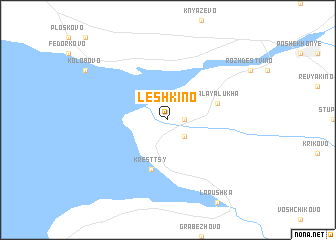 map of Leshkino