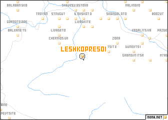 map of Leshko Presoi