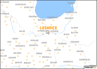 map of Leshnicë