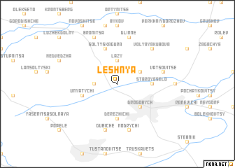 map of Leshnya