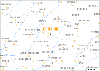 map of Lesichine