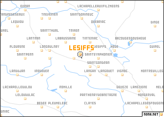 map of Les Iffs