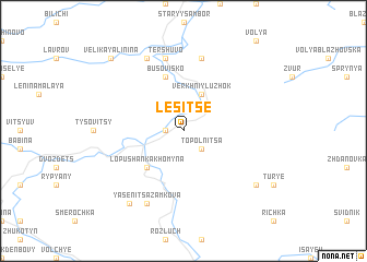 map of Lesitse