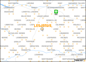 map of Les Jandis