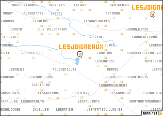 map of Les Joigneaux