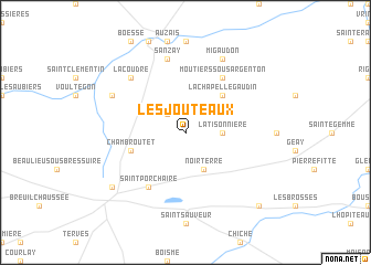 map of Les Jouteaux