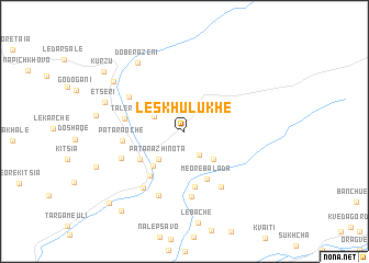 map of Leskhulukhe