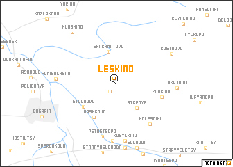 map of Leskino