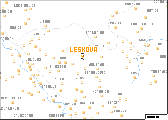 map of Leskova