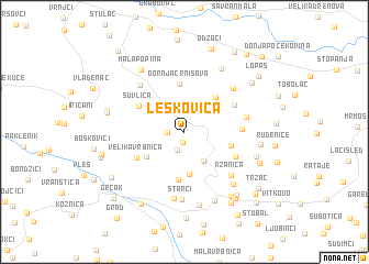 map of Leskovica