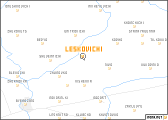 map of Leskovichi
