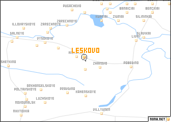 map of Leskovo