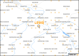 map of Lesko