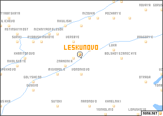 map of Leskunovo