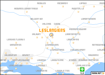 map of Les Langiers