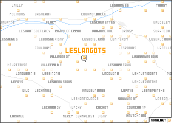 map of Les Langots