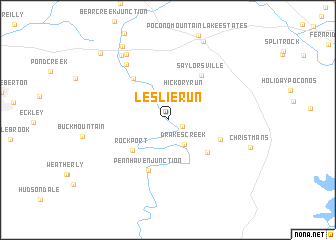 map of Leslie Run