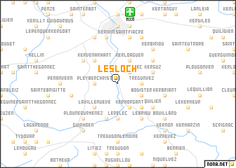 map of Leslocʼh