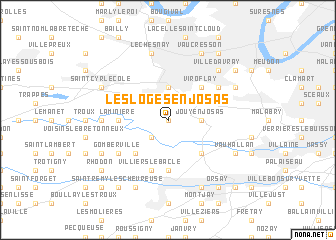 map of Les-Loges-en-Josas