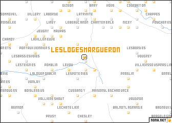 map of Les Loges-Margueron