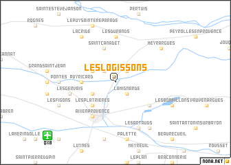 map of Les Logissons