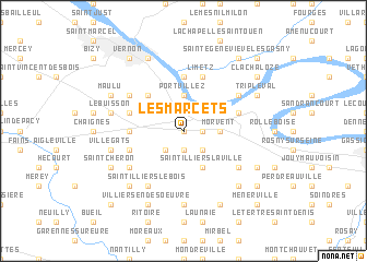 map of Les Marcets
