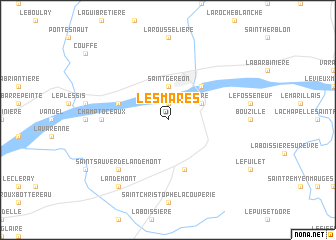 map of Les Mares