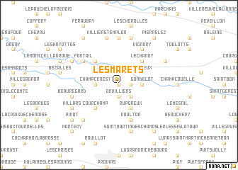 map of Les Marets