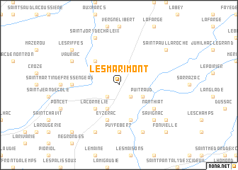 map of Les Marimont
